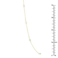 1 Carat Diamonds By The Yard Ladies Necklace Solid 14K Yellow Gold Chain For Women 11 1 Carat Diamonds By The Yard Ladies Necklace Solid 14K Yellow Gold Chain For Women -Urban Jewels Shop 1 carat diamonds by the yard ladies necklace solid 14k gold chain 000877 rulerye