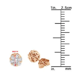 1 Cluster Diamond Earring 0.20ct 14K White Gold Single Earring Men's -Urban Jewels Shop 1 cluster diamond earring 020ct 14k gold single earring mens p 49533 rulerro