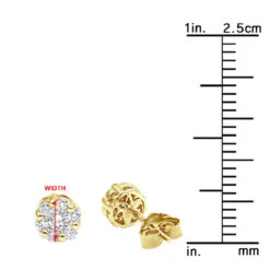 1 Cluster Diamond Earring 0.20ct 14K White Gold Single Earring Men's -Urban Jewels Shop 1 cluster diamond earring 020ct 14k gold single earring mens p 49533 rulerye