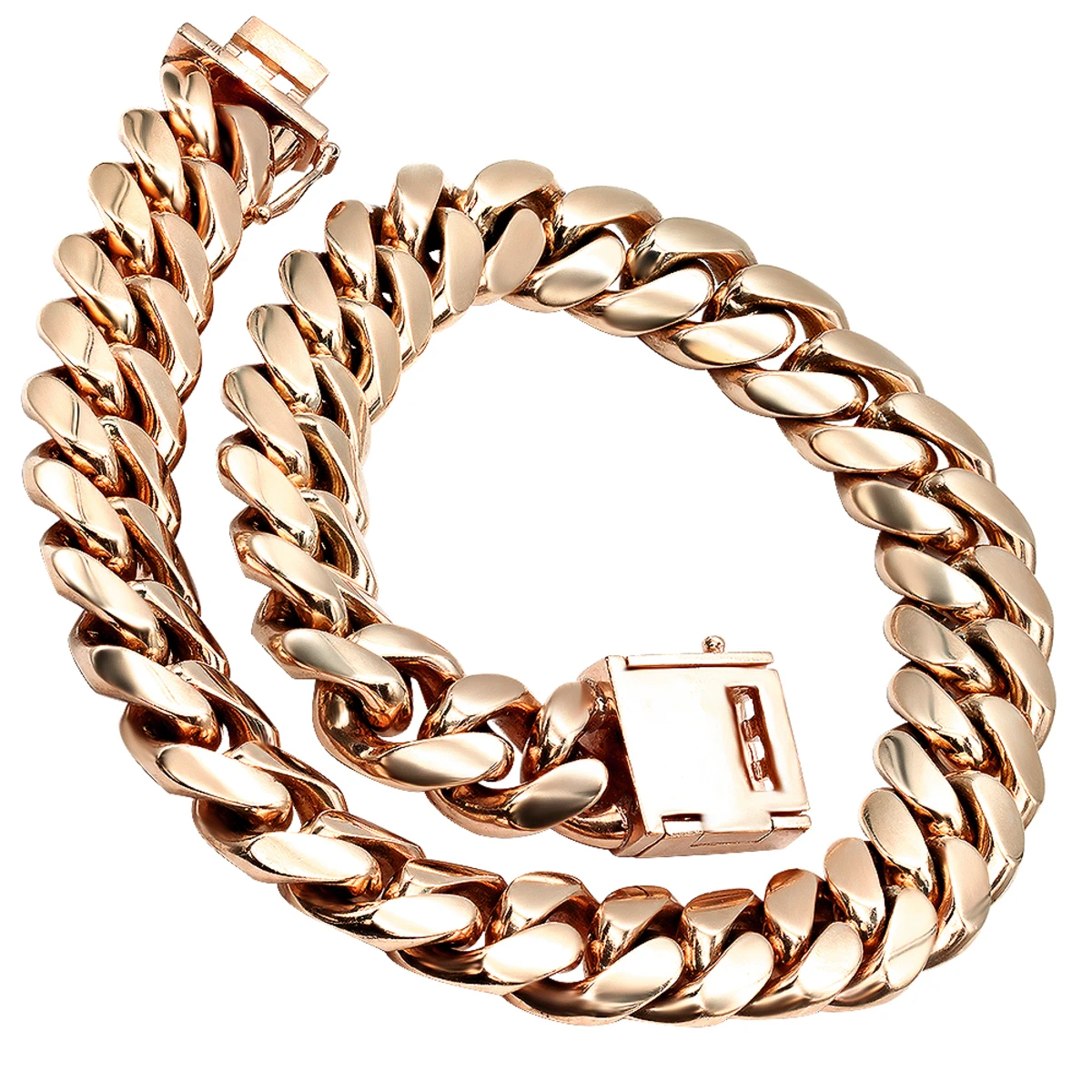 Solid 14K Yellow Gold Diamond Cuban Link Chain 1 Kilo 6 Solid 14K Yellow Gold Diamond Cuban Link Chain 1 Kilo - Image 6