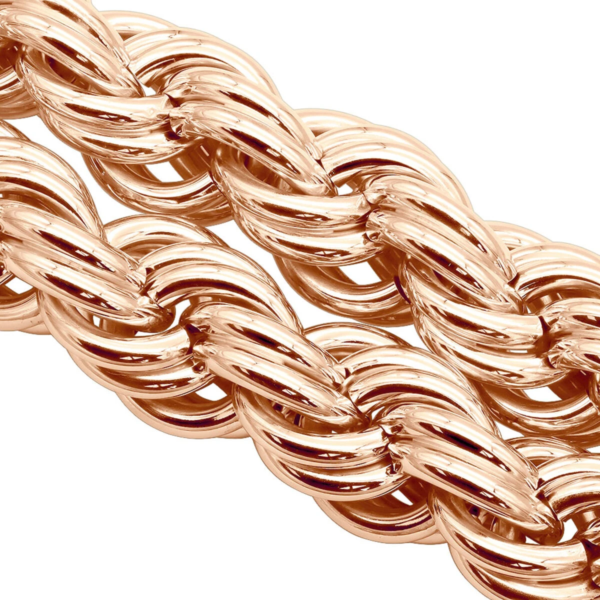 10K Yellow Gold Rope Chain Bling Hip Hop Chain 3/4 In Thick 6 10K Yellow Gold Rope Chain Bling Hip Hop Chain 3/4 In Thick - Image 6