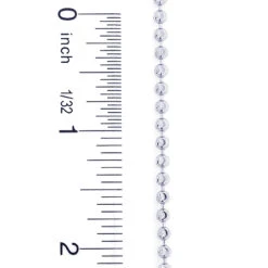 Men's 10K White Gold Moon Cut Bead Chain 3mm; 22-40in 9 Men's 10K White Gold Moon Cut Bead Chain 3mm; 22-40in -Urban Jewels Shop 10k white gold moon cut bead chain 3mm 22 40in 4