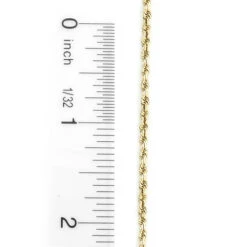 Hollow 10K Yellow Gold Rope Chain For Men 2.5mm 22-30in 7 Hollow 10K Yellow Gold Rope Chain For Men 2.5mm 22-30in -Urban Jewels Shop 10k yellow gold rope chain 25 mm 22 30in 3