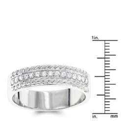 14 Karat Solid 14K White Gold Round Diamond Wedding Band 0.33ct 10 14 Karat Solid 14K White Gold Round Diamond Wedding Band 0.33ct -Urban Jewels Shop 14 karat solid gold round diamond wedding band 033ct p 6651 rulerwh