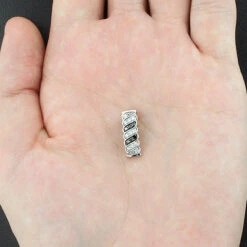 14K White Gold Black And White Diamond Pendant For Women Slider 0.27ct -Urban Jewels Shop 14k black and white diamond pendant 027ct p 40376box