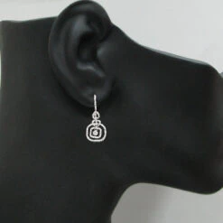 14K White Gold Diamond Dangle Earrings 0.65ct 5 14K White Gold Diamond Dangle Earrings 0.65ct -Urban Jewels Shop 14k diamond dangle earrings 065ct p 42558bod