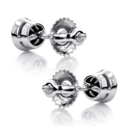 14K White Gold Black Diamond Stud Earrings Bezel Set 2.00ct 9 14K White Gold Black Diamond Stud Earrings Bezel Set 2.00ct -Urban Jewels Shop 14k gold black diamond stud earrings bezel set 200ct p 6051 backwh