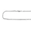 14K White Gold Cable Chain, 20 -40 Inches Long 2mm Wide.