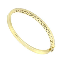 14K Yellow Gold Designer 2 Carat Diamond Bangle Bracelet For Women By Luxurman -Urban Jewels Shop 14k gold designer 2 carat diamond bangle bracelet for women by luxurman backye