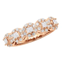 14K White Gold Designer Diamond Cluster Band 0.89ct 8 14K White Gold Designer Diamond Cluster Band 0.89ct -Urban Jewels Shop 14k gold designer diamond cluster band 089ct p 6094 ro