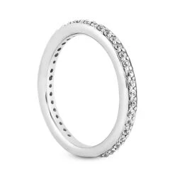 14K White Gold Prong Set Diamond Engagement Ring Band 0.37ct -Urban Jewels Shop 14k gold designer diamond engagement ring band 037ct p 26275 back white 20220426