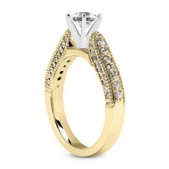 14K White Gold Designer Diamond Engagement Ring Set 1.49ct -Urban Jewels Shop 14k gold designer diamond engagement ring set 149ct p 26409 additional yellow