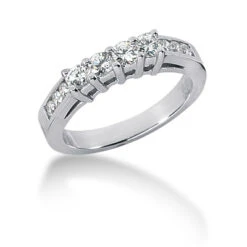 14K White Gold Designer Diamond Engagement Ring Set 1.56ct -Urban Jewels Shop 14k gold designer diamond engagement ring set 156ct p 26922 additional white 2