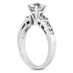 14K White Gold Designer Diamond Engagement Ring Set 1.56ct -Urban Jewels Shop 14k gold designer diamond engagement ring set 156ct p 26922 additional white