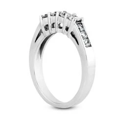 14K White Gold Designer Diamond Engagement Ring Set 1.56ct -Urban Jewels Shop 14k gold designer diamond engagement ring set 156ct p 26922 additional white 3