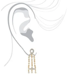 14K White Gold Diamond Chandelier Earrings 0.36ct -Urban Jewels Shop 14k gold diamond chandelier earrings 036ct p 22320bod