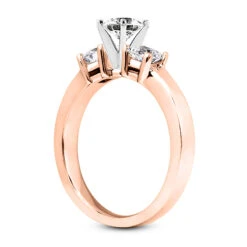 14K White Gold Prong Set Diamond Designer Engagement Ring 0.84ct 11 14K White Gold Prong Set Diamond Designer Engagement Ring 0.84ct -Urban Jewels Shop 14k gold diamond designer engagement ring 084ct p 28807 back rose