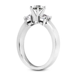 14K White Gold Prong Set Diamond Designer Engagement Ring 0.84ct 9 14K White Gold Prong Set Diamond Designer Engagement Ring 0.84ct -Urban Jewels Shop 14k gold diamond designer engagement ring 084ct p 28807 back white
