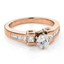 14K White Gold Handmade Diamond Designer Engagement Ring 1.26ct 8 14K White Gold Handmade Diamond Designer Engagement Ring 1.26ct -Urban Jewels Shop 14k gold diamond designer engagement ring 126ct p 28732 ro