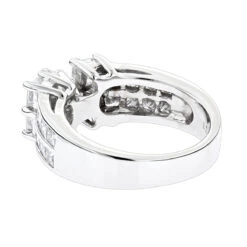 14K White Gold Diamond Designer Engagement Ring 2.90ct -Urban Jewels Shop 14k gold diamond designer engagement ring 290ct p 28995 backwh