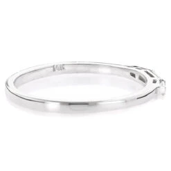 Ultra Thin 14K White Gold Diamond Designer Engagement Ring Band 0.23ct -Urban Jewels Shop 14k gold diamond designer engagement ring band 023ct p 25112 backwh