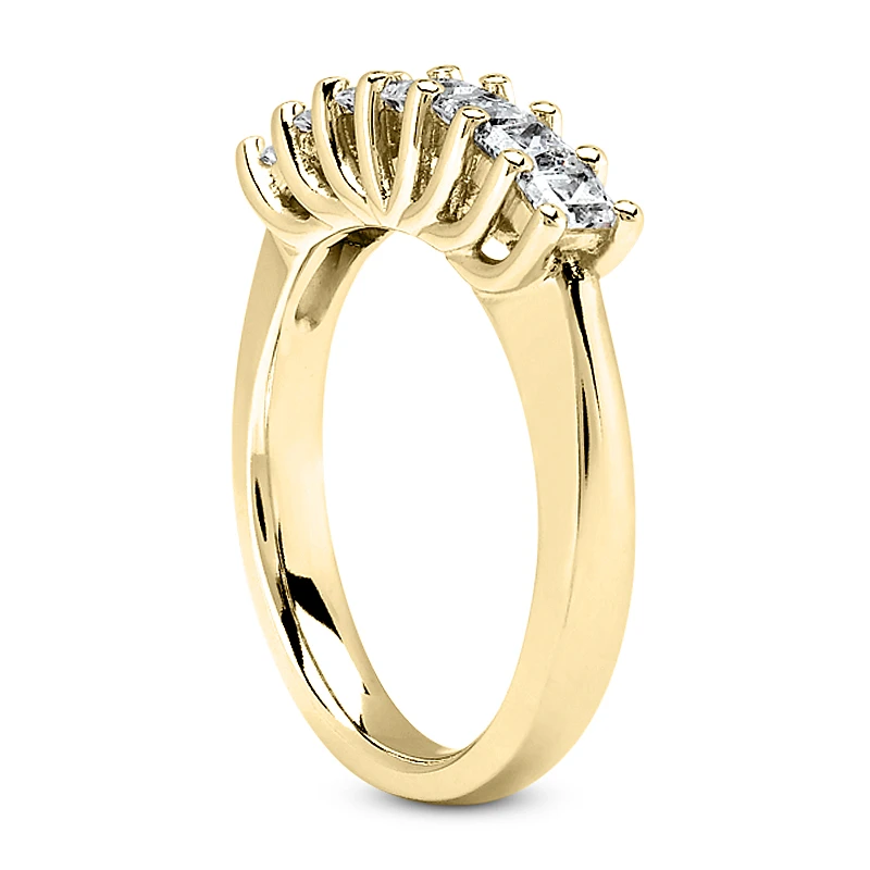 Thin 14K White Gold Diamond Designer Engagement Ring Band 0.40ct 5 Thin 14K White Gold Diamond Designer Engagement Ring Band 0.40ct - Image 5