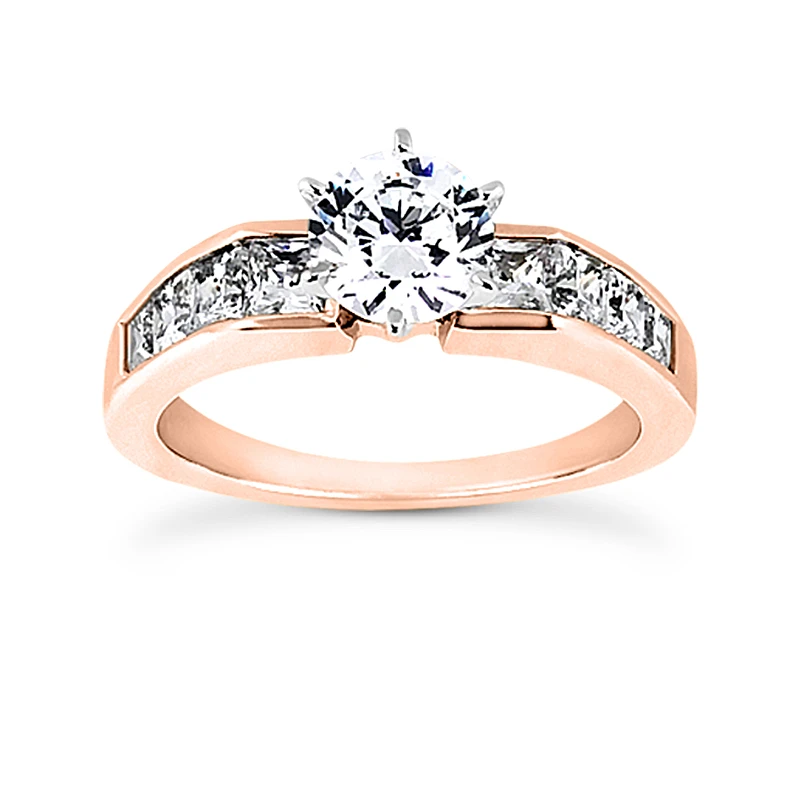 14K White Gold Diamond Designer Engagement Ring Set 2.94ct 6 14K White Gold Diamond Designer Engagement Ring Set 2.94ct - Image 6