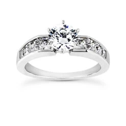 14K White Gold Diamond Designer Engagement Ring Set 2.94ct 18 14K White Gold Diamond Designer Engagement Ring Set 2.94ct -Urban Jewels Shop 14k gold diamond designer engagement ring set 294ct p 28754 back white