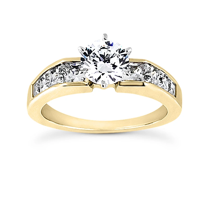 14K White Gold Diamond Designer Engagement Ring Set 2.94ct 5 14K White Gold Diamond Designer Engagement Ring Set 2.94ct - Image 5
