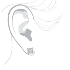 14K White Gold Diamond Earring For Men Single Stud Princess Round Diamonds 0.5ct 12 14K White Gold Diamond Earring For Men Single Stud Princess Round Diamonds 0.5ct -Urban Jewels Shop 14k gold diamond earring for men single stud princess round diamonds 0 5ct bodwh