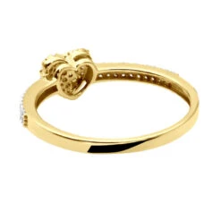 14K White Gold Diamond Heart Ring 0.25ct -Urban Jewels Shop 14k gold diamond heart ring 029ct backye