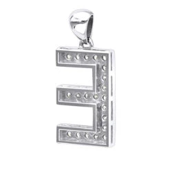 14K White Gold Diamond Initial Letter Pendant 0.33ct 9 14K White Gold Diamond Initial Letter Pendant 0.33ct -Urban Jewels Shop 14k gold diamond initial letter pendant 033ct p 20 backwh