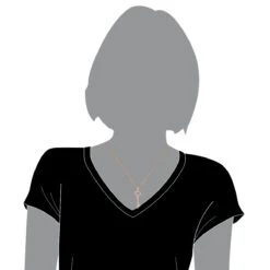 14K Rose Gold Diamond Key Pendant 0.42ct -Urban Jewels Shop 14k gold diamond key pendant 042ct p 35150 bodro