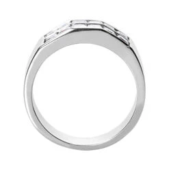 14K White Gold Diamond Men's Wedding Band 2.04ct 6 14K White Gold Diamond Men's Wedding Band 2.04ct -Urban Jewels Shop 14k gold diamond mens wedding band 204ct p 25553 back white 20220426
