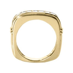 14K White Gold Diamond Men's Wedding Ring 1.54ct -Urban Jewels Shop 14k gold diamond mens wedding ring 154ct p 25569 back yellow 20220426