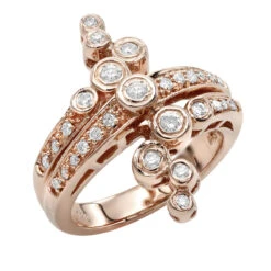 14K Yellow Gold Diamond Right Hand Women's Ring 0.36ct 24.3mm -Urban Jewels Shop 14k gold diamond right hand womens ring 036ct p 29802 ro