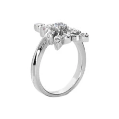 14K White Gold Diamond Right Hand Women's Ring 0.40ct 6 14K White Gold Diamond Right Hand Women's Ring 0.40ct -Urban Jewels Shop 14k gold diamond right hand womens ring 040ct p 29772 back white