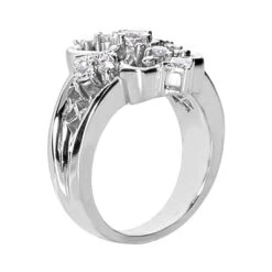 14K White Gold Diamond Right Hand Women's Ring 0.73ct 6 14K White Gold Diamond Right Hand Women's Ring 0.73ct -Urban Jewels Shop 14k gold diamond right hand womens ring 073ct p 29783 back white