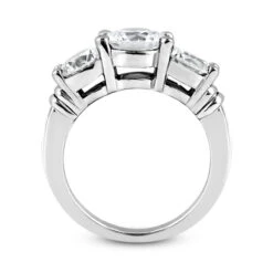 Thin 14K White Gold Diamond Three Stone Engagement Ring 0.45ct 17 Thin 14K White Gold Diamond Three Stone Engagement Ring 0.45ct -Urban Jewels Shop 14k gold diamond three stone engagement ring 045ct p 25488 additional white