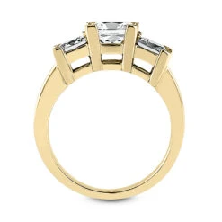 14K White Gold Diamond Three Stone Engagement Ring 0.80ct 3.5mm -Urban Jewels Shop 14k gold diamond three stone engagement ring 080ct p 24688 additional yellow