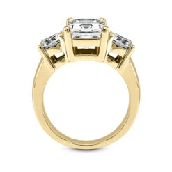 14K White Gold Diamond Three Stones Engagement Ring 0.70ct 2.5mm -Urban Jewels Shop 14k gold diamond three stones engagement ring 070ct p 24557 additional yellow