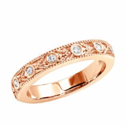 Thin 14K White Gold Diamond Unique Engagement Band 0.14ct 1/8in (3mm) 12 Thin 14K White Gold Diamond Unique Engagement Band 0.14ct 1/8in (3mm) -Urban Jewels Shop 14k gold diamond unique engagement band 014ct p 24247 ro