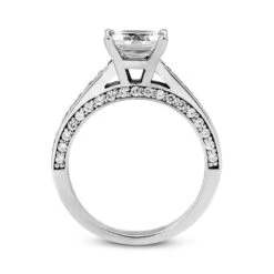 14K White Gold Diamond Unique Engagement Ring 1.21ct 2.8mm -Urban Jewels Shop 14k gold diamond unique engagement ring 121ct p 23911 additional white