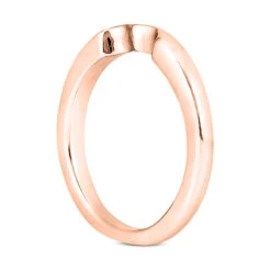 Thin 14K White Gold Engagement Ring Band 2.4mm 11 Thin 14K White Gold Engagement Ring Band 2.4mm -Urban Jewels Shop 14k gold engagement ring band p 23320 back rose 20220426