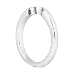 Thin 14K White Gold Engagement Ring Band 2.4mm 9 Thin 14K White Gold Engagement Ring Band 2.4mm -Urban Jewels Shop 14k gold engagement ring band p 23320 back white 20220426