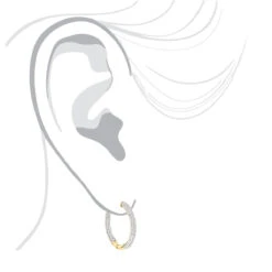 14K White Gold Inside Out Diamond Hoop Earrings 2 Carats -Urban Jewels Shop 14k gold inside out diamond hoop earrings 263ct p 6143 bodye