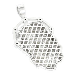 Hip Hop 14K White Gold Jesus Face Diamond Pendant For Men 3.55ct 9 Hip Hop 14K White Gold Jesus Face Diamond Pendant For Men 3.55ct -Urban Jewels Shop 14k gold jesus face diamond pendant 355ct p 181 backwh