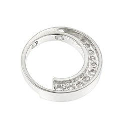 14K White Gold Journey Diamond Pendant Circle 1ct 10 Year Anniversary Present -Urban Jewels Shop 14k gold journey diamond pendant circle 096ct p 6979 backwh
