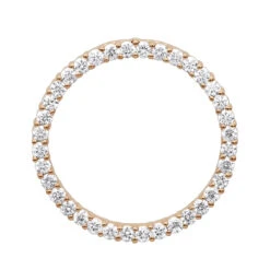 14K Yellow Gold Ladies Circle Diamond Pendant 1.80ct -Urban Jewels Shop 14k gold ladies circle diamond pendant 180ct p 28226 ro