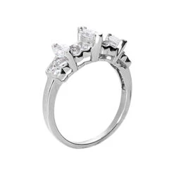 14K White Gold Ladies Diamond Ring 0.83ct -Urban Jewels Shop 14k gold ladies diamond ring 083ct p 29258 back white
